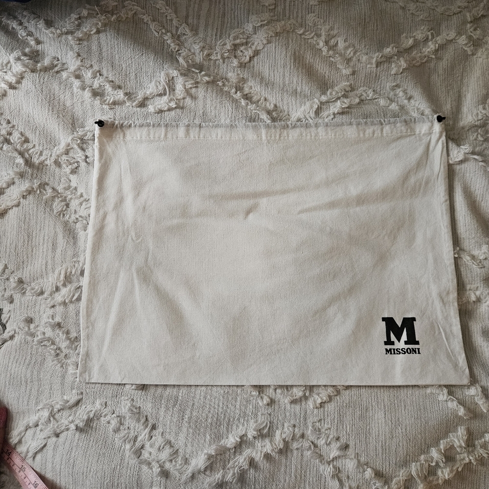 White Missoni Dust‎ Bag